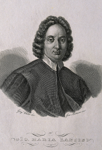V0003346 Giovanni Maria Lancisi. Line engraving by G. Marcucci after